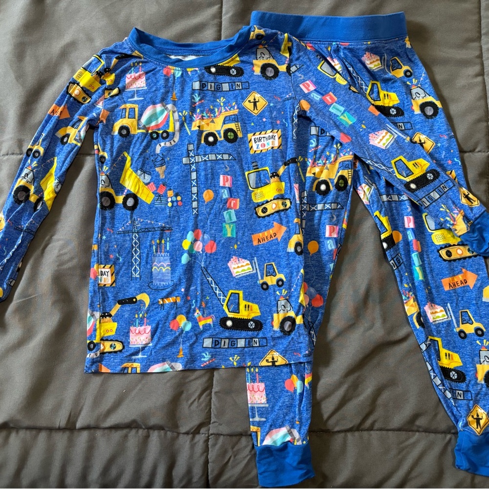 Little Sleepies Birthday Builders Two-Piece Pajama Set